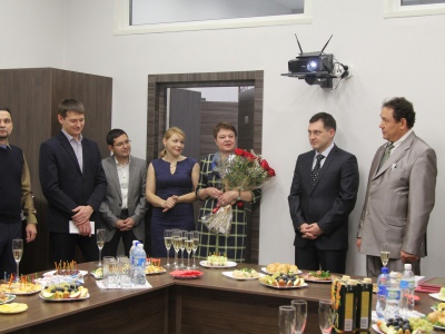 Фото 2. Торжественная встреча партнеров в день Юбилея