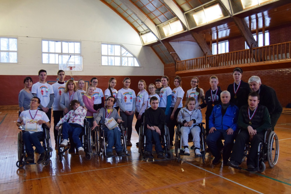 Фото 1. Традиционное новогоднее поздравление воспитанников спортивно-адаптивной школы