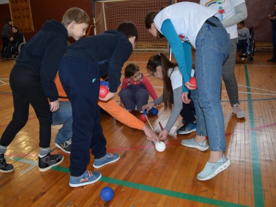Фото 4. Традиционное новогоднее поздравление воспитанников спортивно-адаптивной школы