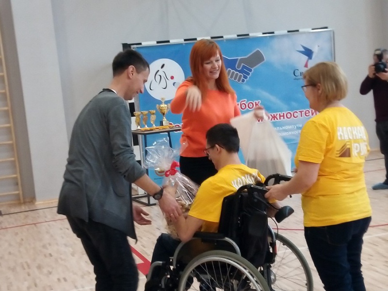 Фото 2. Наши партнеры и подшефные заняли I место в турнире по БОЧЧА